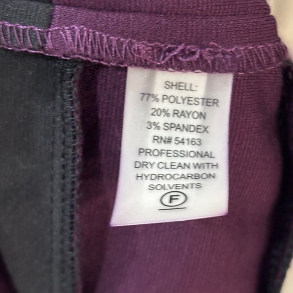 Calvin Klein A-line Fit & Flare Dress - Purple Size 6P - Picture 10 of 11